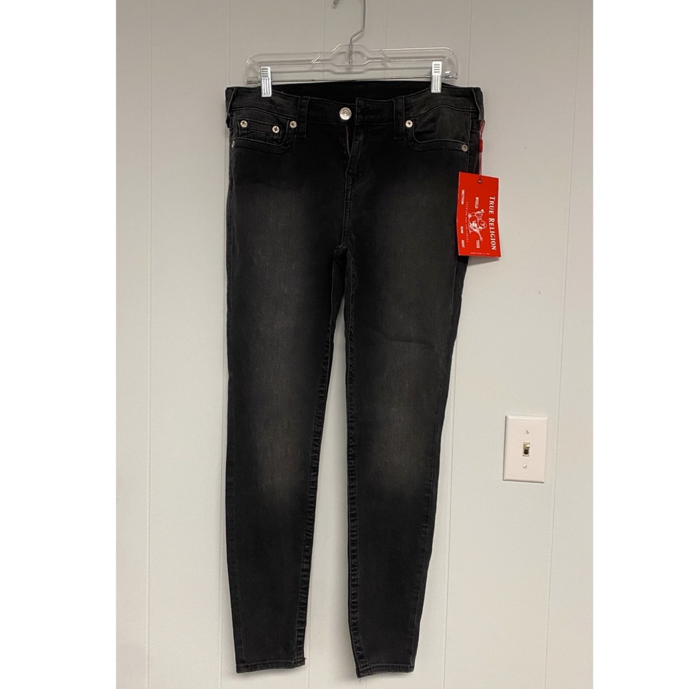 True Religion Halle Stretch Super Skinny No Flap Jeans